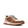 Clarks - Puxton Run Dark Tan Combi Suede